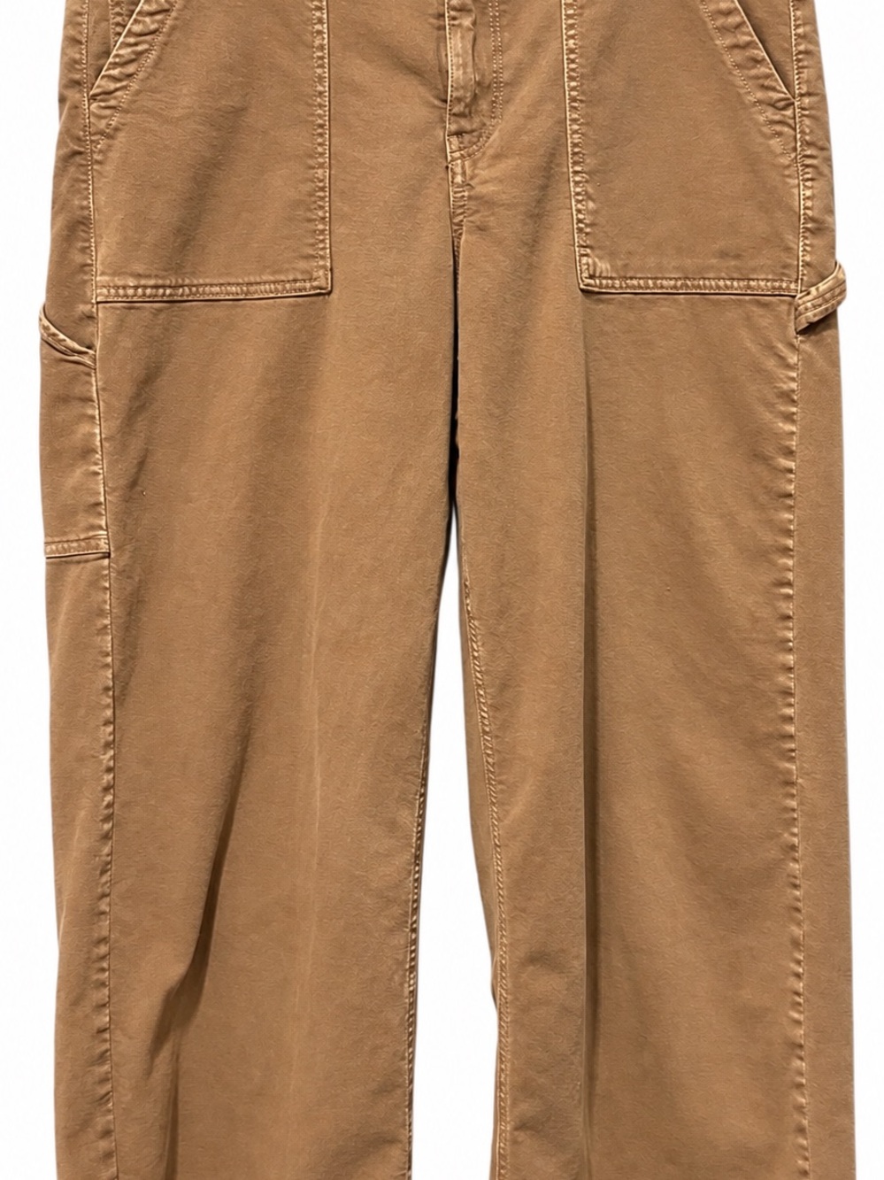 American Eagle Outfitters Women's Wide-Leg Cargo Pants in Caramel